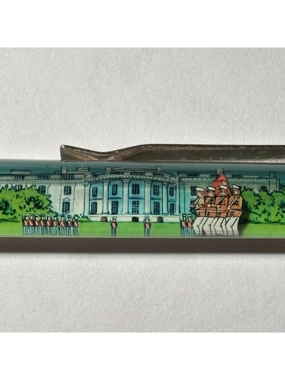 The White House Floaty Pen Washington DC Presidential Guards Soldiers Move Vtg